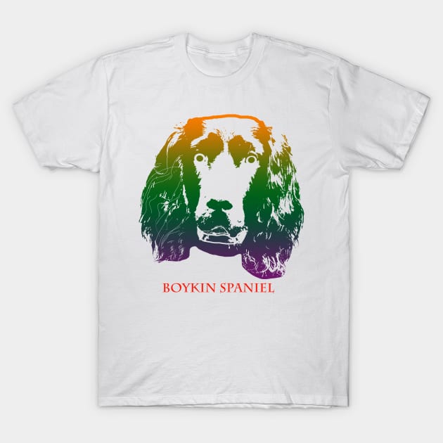 The boykin spaniel head is Violet, Green, Orange T-Shirt by best seller shop